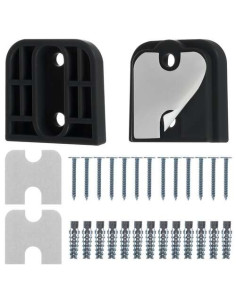 Poarta, plasa, de siguranta, protectie copii, retractabila, negru, 13x160x85 cm, Ruhhy 2