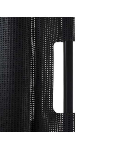 Poarta, plasa, de siguranta, protectie copii, retractabila, negru, 13x160x85 cm, Ruhhy