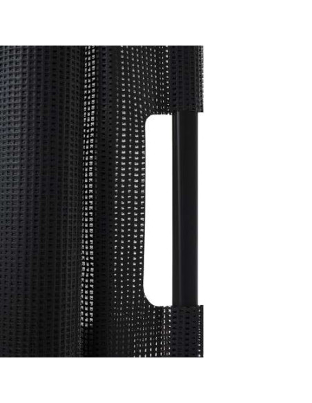Poarta, plasa, de siguranta, protectie copii, retractabila, negru, 13x160x85 cm, Ruhhy