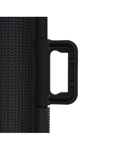 Poarta, plasa, de siguranta, protectie copii, retractabila, negru, 13x160x85 cm, Ruhhy