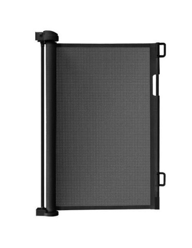 Poarta, plasa, de siguranta, protectie copii, retractabila, negru, 13x160x85 cm, Ruhhy
