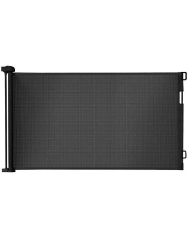 Poarta, plasa, de siguranta, protectie copii, retractabila, negru, 13x160x85 cm, Ruhhy
