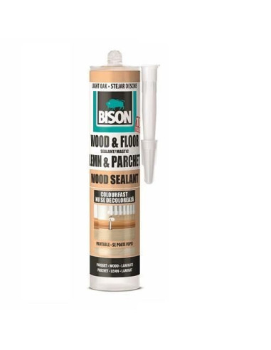Mastic pentru lemn BISON Wood Sealant, 300ml, stejar deschis