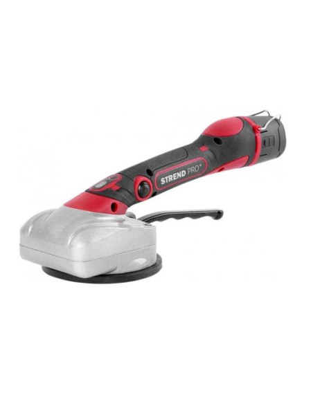 Vibrator pentru gresie si faianta, cu acumulator 2.2 Ah, incarcator 12V, 120 W, cu ventuza, max 30 kg, Strend Pro