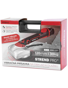 Vibrator pentru gresie si faianta, cu acumulator 2.2 Ah, incarcator 12V, 120 W, cu ventuza, max 30 kg, Strend Pro 2