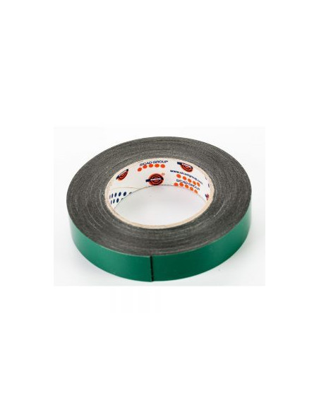 Banda dublu adeziva pentru fixarea elementelor decorative ale autovehiculului, 25mmx10m, verde, Sprint