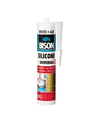 Silicon universal Bison alb 280 ml