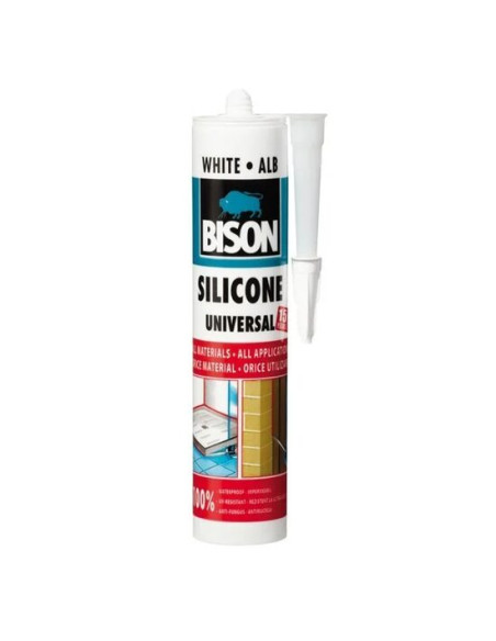 Silicon universal Bison alb 280 ml