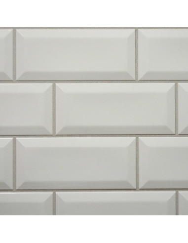 Panou decorativ, PVC, model caramida 3D, alb, 96x48.5 cm
