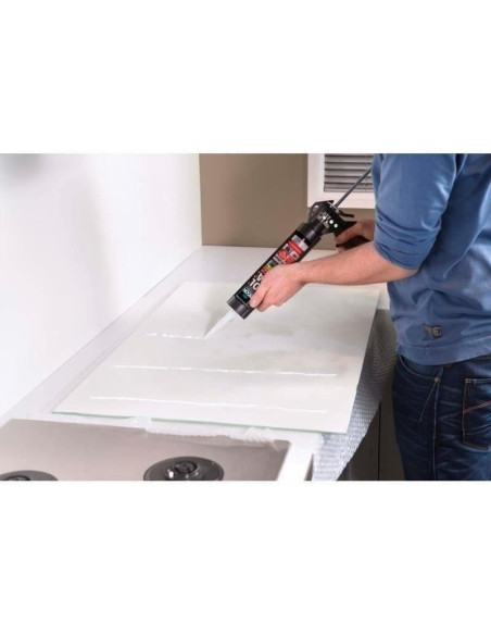 Adeziv universal, transparent, 300 g, Bison Poly Max Cristal