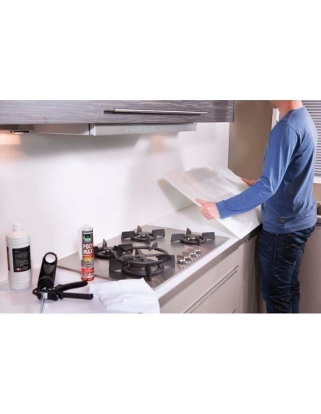 Adeziv universal, transparent, 300 g, Bison Poly Max Cristal