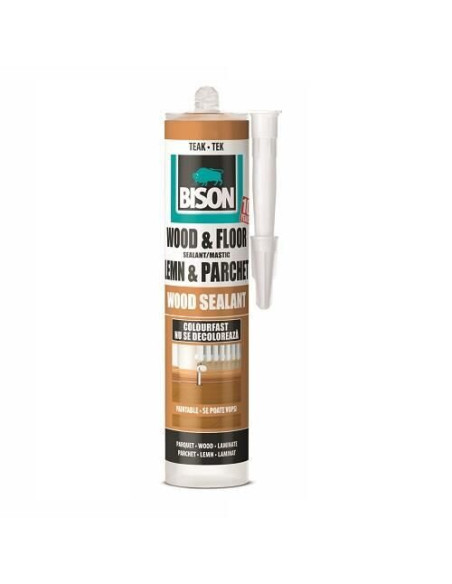 Mastic pentru lemn BISON Wood Sealant, 300ml, tek