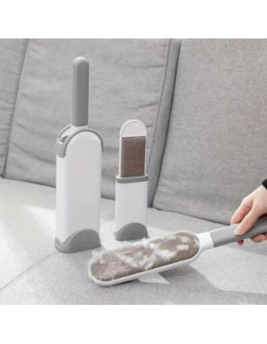 Pat Rotund Imblanit pentru Animale de Companie, Suprafata Antiaderenta, Calduros, Materiale Soft, 60 cm si 2 Perii pentru Indepa