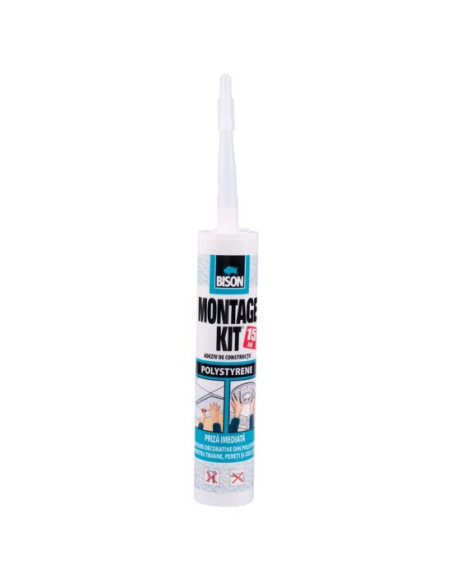 Adeziv pentru polistiren BISON Montage Kit Polystyrene, 470 g