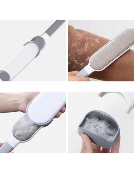 Pat Rotund Imblanit pentru Animale de Companie, Suprafata Antiaderenta, Calduros, Materiale Soft, 60 cm si 2 Perii pentru Indepa