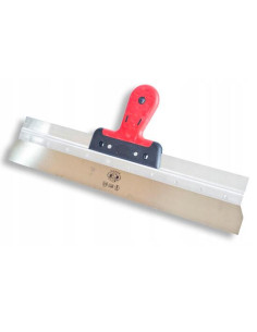 Spaclu inox fatade, Olejnik, Popular, maner soft, 380 mm, Rosu