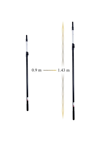 Maner prelungitor telescopic pentru gletiera profesionala, 0.9-1.43 m, Olejnik