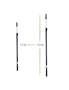 Maner prelungitor telescopic pentru gletiera profesionala, 1.2-2.2 m, Olejnik 2
