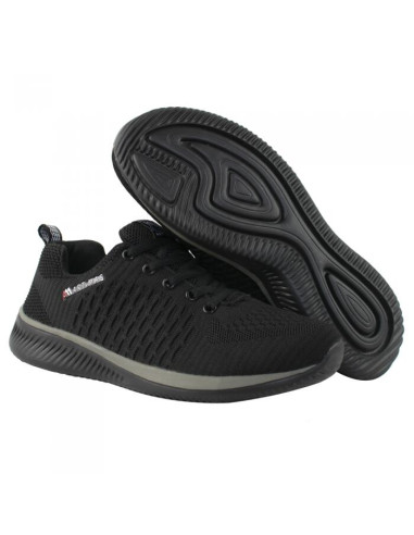 Pantofi casual, textil, talpa spuma Eva, negru si gri, marime 41, ART.MAS