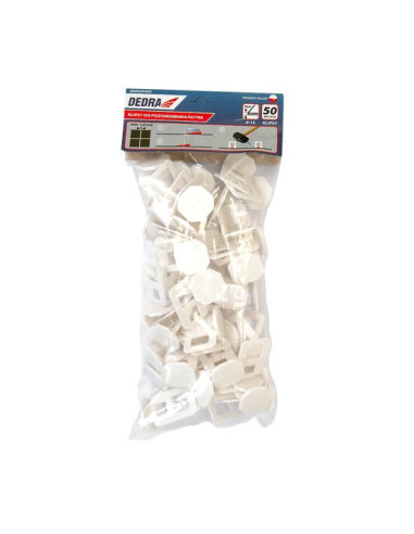 Clema(distantier) pentru sistem de nivelare 6-12 mm(50buc) Dedra (DED02P205)