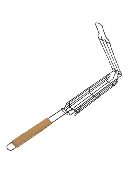 Gratar mobil, maner lemn, pentru frigarui, 49x4.5 cm, Perfect Home