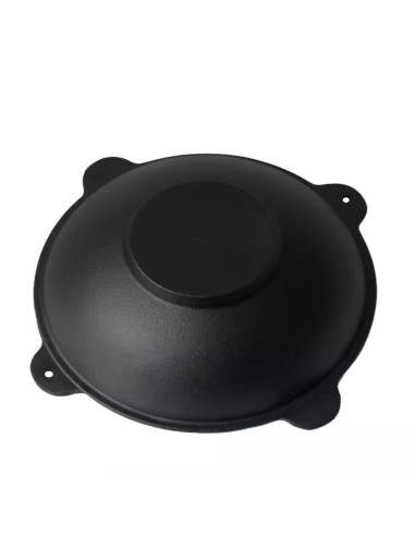 Oala de fonta tip wok, cu capac, 51.5x26 cm, Perfect Home