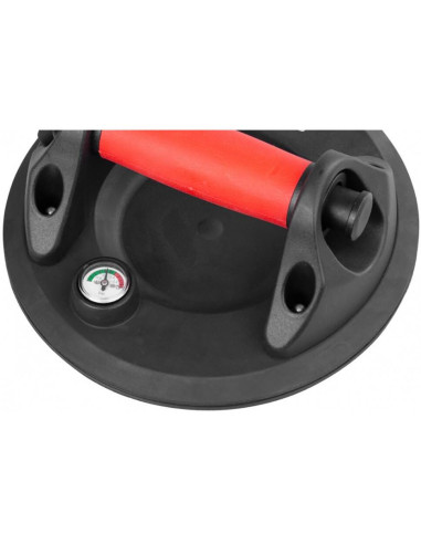 Ventuza pentru transport si montat parbrize, geamuri, placi marmura, granit, cu manometru, max 150 kg