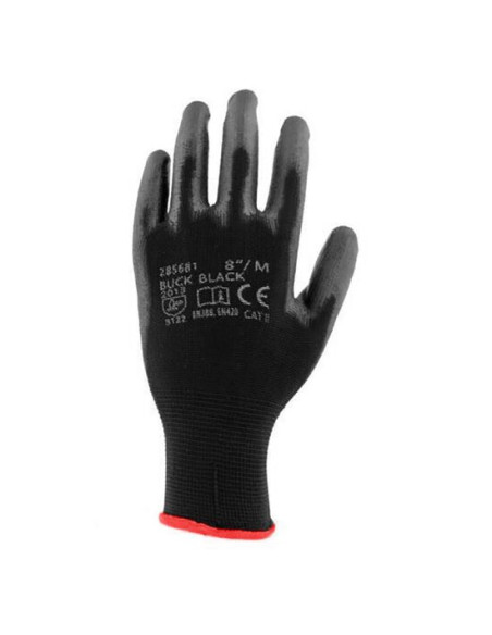 Manusi pentru lucru, Richmann, poliuretan, marimea XL, negru