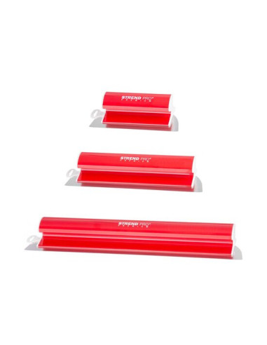 Set 3 gletiere profesionale, inox, 25, 40, 60 cm, Strend Pro