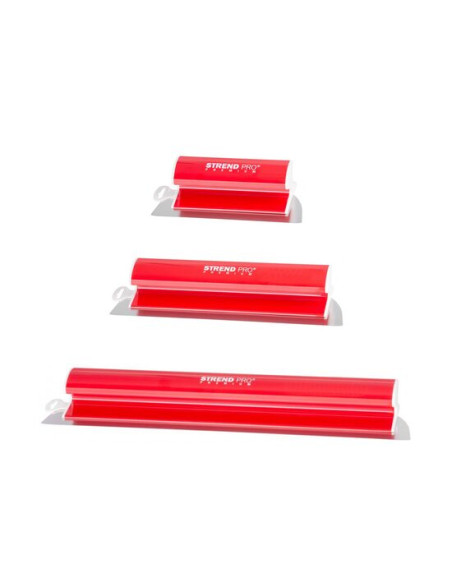 Set 3 gletiere profesionale, inox, 25, 40, 60 cm, Strend Pro