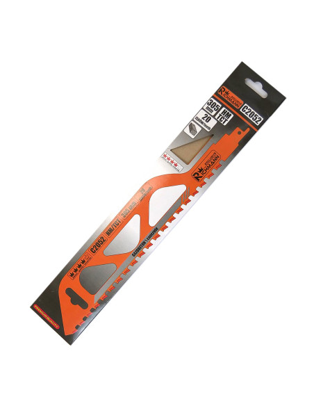 Panza, lama, fierastrau tip sabie, pentru beton celular, HM/TCT, 20 dinti, 305 mm, Richmann Exclusive