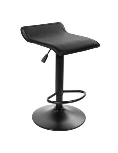 Scaun de bucatarie/bar, Artool, Fort, rotativ, piele ecologica, negru, 38x39x84 cm