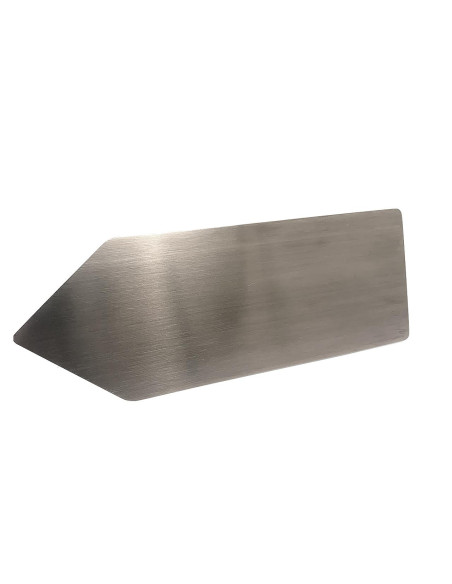 Gletiera inox, Olejnik, venetiana ascutita, maner pluta, 240x86x0.3 mm