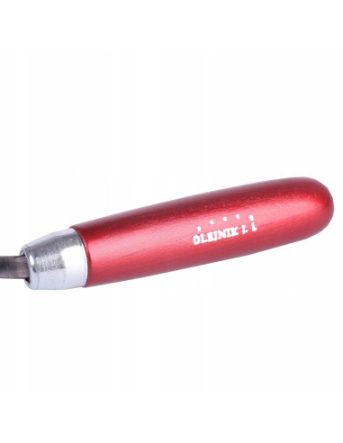 Mistrie inox, Olejnik, pentru rosturi, 10 mm, maner lemn, rosu