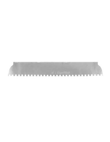 Lama rezerva cu zimti 10x10 mm pentru gletiera profesionala, Olejnik, inox, 60 cm x 0.5 mm