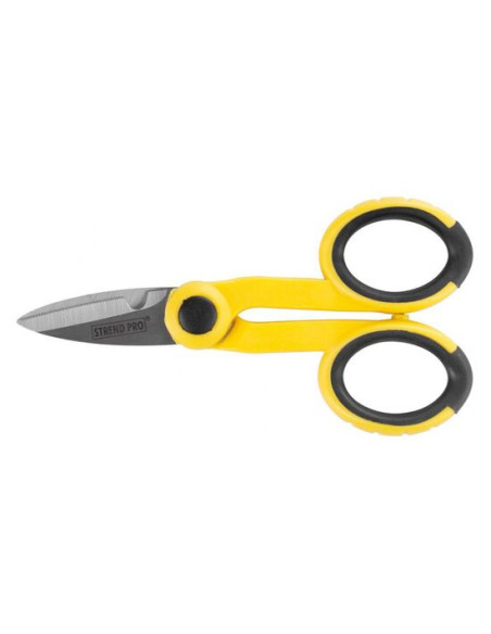 Foarfeca de taiat si dezizolat cabluri, Strend Pro, 145 mm