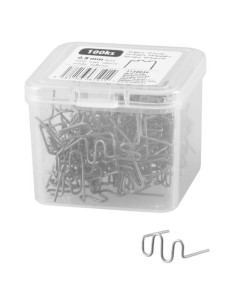 Set capse pentru pistol de lipit/sudat plastic, Strend Pro, pentru fisuri mari, 0.8 mm, 100 buc