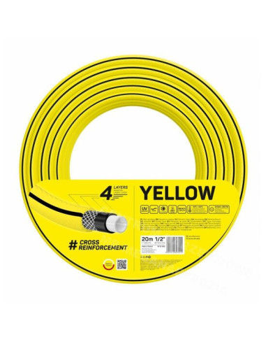 Furtun gradina, Cellfast Yellow, 4 straturi, 1/2'', 20 m