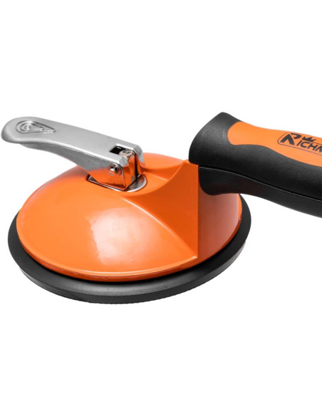 Ventuza pentru transport si montat parbrize, geamuri, placi marmura, granit, Richmann Exclusive, 2 brate, max 120 kg, 123 mm