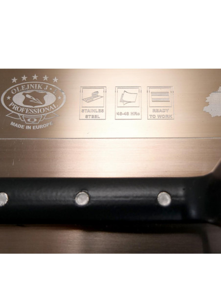 Gletiera inox, intarita, Olejnik, SuperFlex, 0.3 mm, maner pluta, 305x100 mm