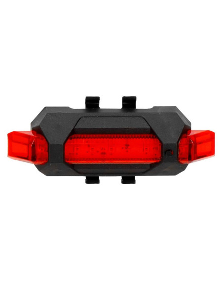 Set stop si far pentru bicicleta, Springos, LED, 6/4 moduri iluminare, aluminiu si plastic, incarcare USB, 6.5x3.5x2.5 cm
