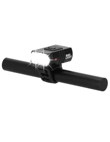 Set stop si far pentru bicicleta, Springos, LED, 6/4 moduri iluminare, aluminiu si plastic, incarcare USB, 6.5x3.5x2.5 cm