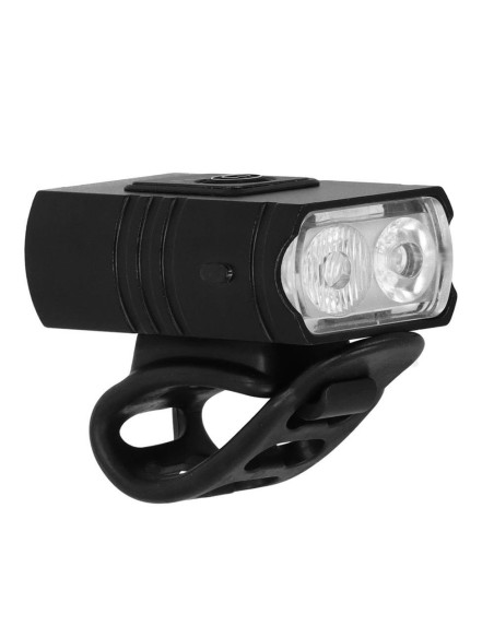 Set stop si far pentru bicicleta, Springos, LED, 6/4 moduri iluminare, aluminiu si plastic, incarcare USB, 6.5x3.5x2.5 cm