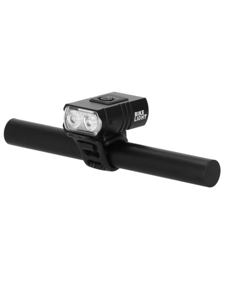 Set stop si far pentru bicicleta, Springos, LED, 6/4 moduri iluminare, aluminiu si plastic, incarcare USB, 6.5x3.5x2.5 cm