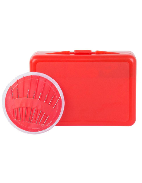 Trusa de croitorie, Verk Group, ace cusut, papiote diverse culori, foarfeca si accesorii, 91 piese