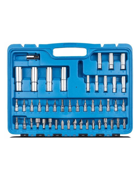 Trusa chei tubulare si varfuri, cu clichet, adaptor, 94 piese, Richmann