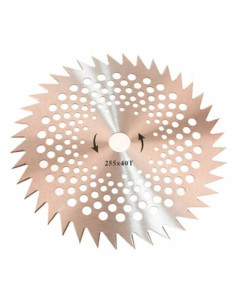 Disc circular pentru motocoasa/trimmer, Micul Fermier, 255x25.4 mm, 40 dinti