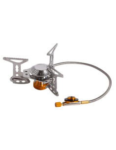 Aragaz camping, Micul Fermier, pliabil, 3200 W, un arzator, aprindere piezo-electrica, 150x85 mm