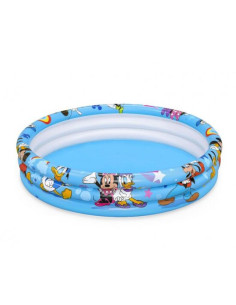 Piscina gonflabila pentru copii, rotunda, model Mickey Mouse, 122x25 cm
