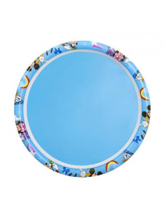 Piscina gonflabila pentru copii, rotunda, model Mickey Mouse, 122x25 cm 2